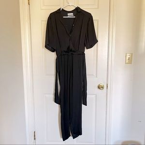 Urban outfitters satin jumpsuit size small
